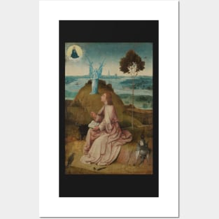 St. John the Evangelist on Patmos - Hieronymus Bosch Posters and Art